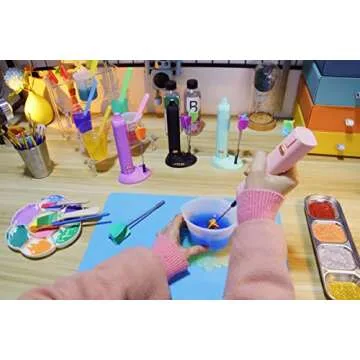 Electric Epoxy Resin Handheld Mixer for Minimizing Bubbles, Stirrer for Resin, Silicone Mixing