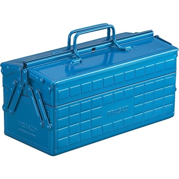 Trusco ST-350-B 2-Level Toolbox - Rugged and Stylish Storage for Your Tools