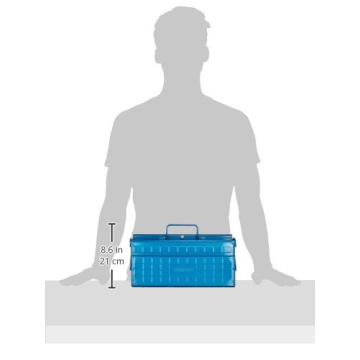 Trusco ST-350-B 2-Level Toolbox for Durable Tool Storage