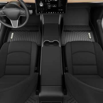 OEDRO All-Weather Floor Mats for 2024-2025 Tesla Model 3