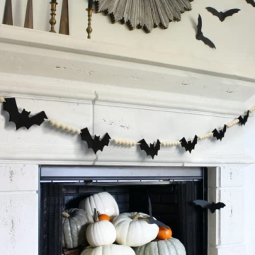 DAZONGE Felt Bats Garland Enhancing Your Halloween Decor