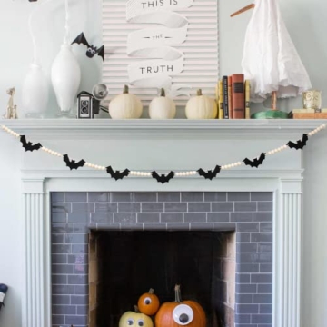DAZONGE Felt Bats Garland Enhancing Your Halloween Decor