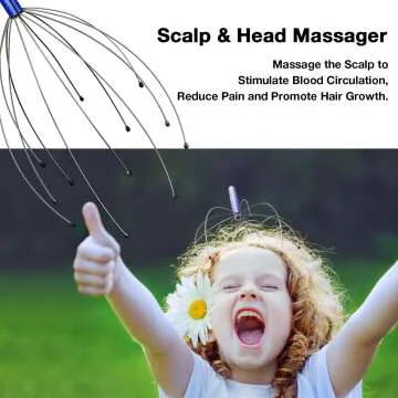 Scalp Massager for Deep Relaxation and Hair Care