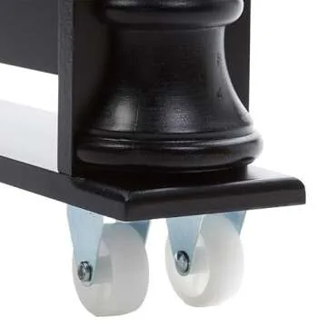 Compact Slim Wooden Storage Rack Cart for Small Spaces