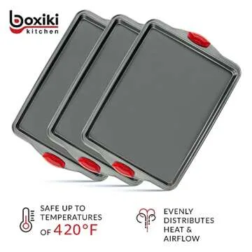 Nonstick Baking Sheet Pans – Set of 3 for Every Baker