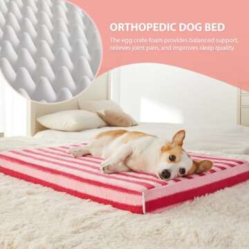 RRPETHOME Waterproof Dog Beds Large Sized Dog Bed, Washable Dog Bed for Medium,Large, Extra Large Si...