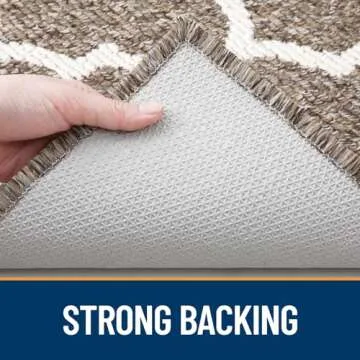 OLANLY Indoor Door Mat, 32x20, Non-Slip Absorbent Resist Dirt Entrance Mat, Washable Low-Profile Inside Floor Mat Doormats for Entryway, Brown