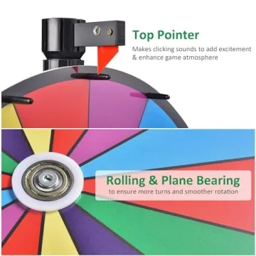WinSpin 24 Inch Prize Wheel for Engaging Events and Promotions