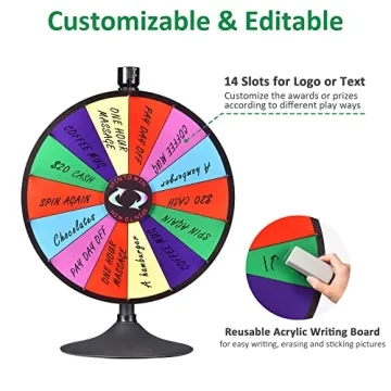 WinSpin 24 Inch Prize Wheel for Engaging Events and Promotions