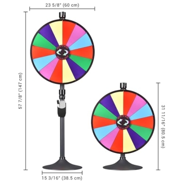 WinSpin 24 Inch Prize Wheel for Engaging Events and Promotions