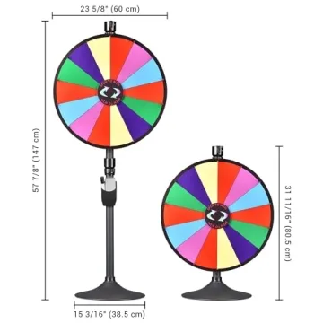 WinSpin 24 Inch Prize Wheel for Engaging Events and Promotions