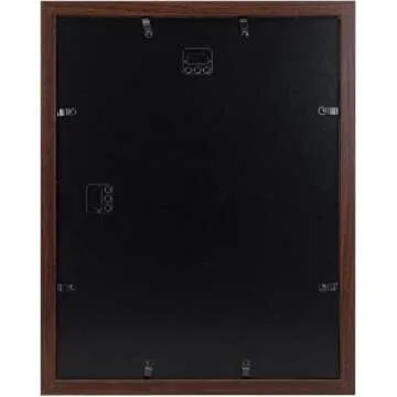 AUEAR, 11x14 Picture Frames 2 Pack, for 8x10 with Mat or 11 by 14 Gallery Wall Frame Vertical Horizontal Display (11x14, Walnut, 2-Pack)