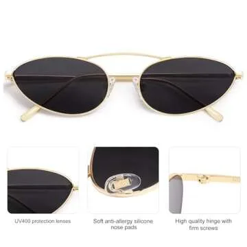 SOJOS Retro Cat Eye Sunglasses For Stylish UV Protection