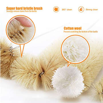 Masthome 9-Piece Bottle Brush Set for Versatile Cleaning