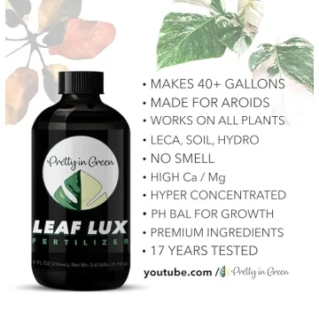Leaf LUX Liquid Fertilizer - 40 Gallon Concentrated Solution