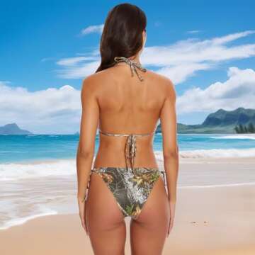Stylish Jonathan Swim Women's Camo Bikinis in Various Sizes