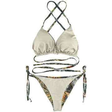 Stylish Jonathan Swim Women's Camo Bikinis in Various Sizes