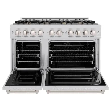 ZLINE Classic Double Oven Range 48 in Dual Fuel Stainless Steel