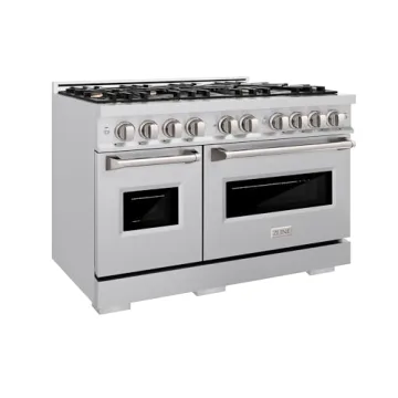 ZLINE Classic Double Oven Range 48 in Dual Fuel Stainless Steel