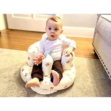 Portable Baby Inflatable Seat with Built-In Pump for Support