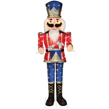 Lighted 5FT Nutcracker for Christmas Decoration
