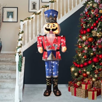 Lighted 5FT Nutcracker for Christmas Decoration