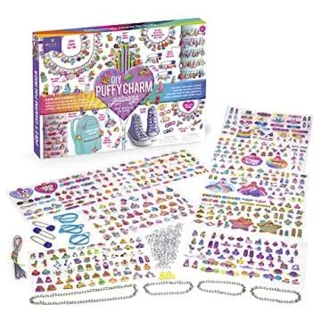 Craft-tastic — Puffy Charm Palooza — DIY Jewelry Craft Kit — Create Personalized Charms Using ...