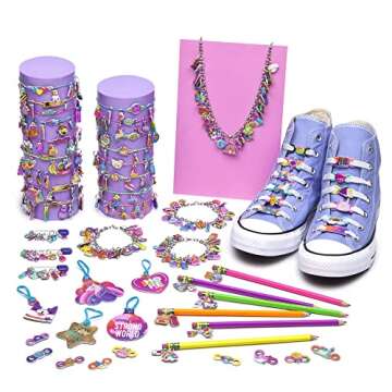 Craft-tastic — Puffy Charm Palooza — DIY Jewelry Craft Kit — Create Personalized Charms Using Easy to Make Puffy Charms — for Kids Ages 6 and Up