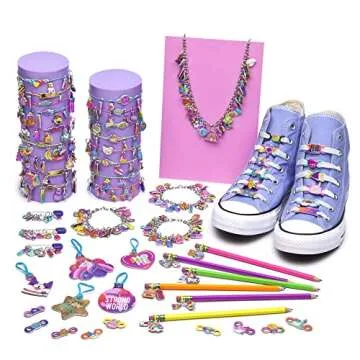 Craft-tastic — Puffy Charm Palooza — DIY Jewelry Craft Kit — Create Personalized Charms Using Easy to Make Puffy Charms — for Kids Ages 6 and Up