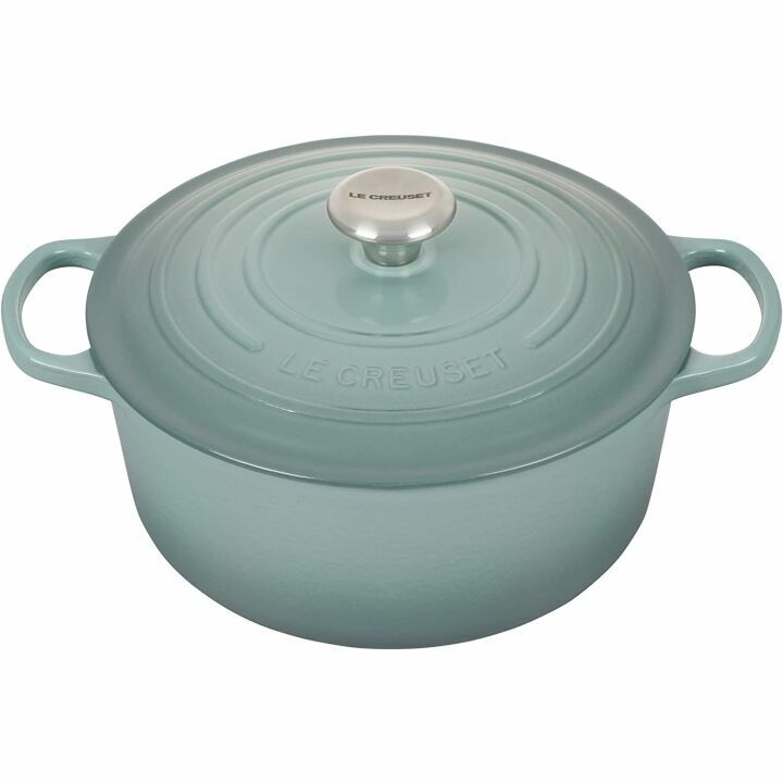 Le Creuset 5.5 Quart Dutch Oven in Sea Salt Color