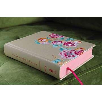 NIV, Journal the Word Bible for Teen Girls, Leathersoft Over Board, Gold/Floral – Inspiring Journa...