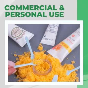 Kopperko Mini Cosmetic Spatula - 100 Pack for Skincare