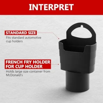 French Fry Holder for Car Convenient Snack Solution