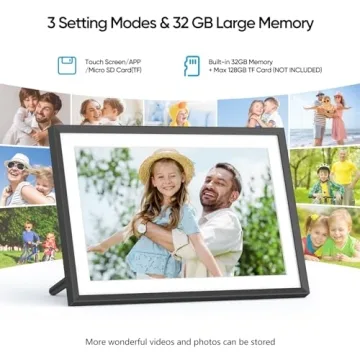 ARZOPA Digital Picture Frame 15.6" with WiFi and 32GB Storage