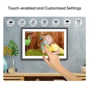 ARZOPA Digital Picture Frame 15.6" with WiFi and 32GB Storage