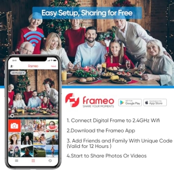 ARZOPA Digital Picture Frame 15.6" with WiFi and 32GB Storage