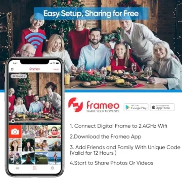 ARZOPA Digital Picture Frame 15.6" with WiFi and 32GB Storage