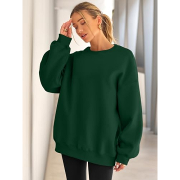 EFAN Womens Oversized Sweatshirt Fleece-Lined Winter Comfort