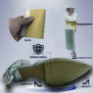 ZBLGO Non-Slip Shoe Sole Protectors for High Heels