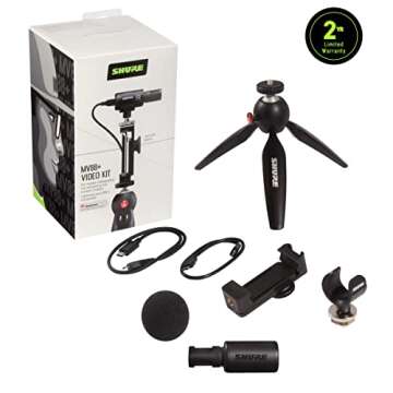 Shure MV88+ Video Kit - Top-Quality Stereo Mic on The Go