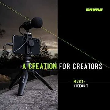 Shure MV88+ Video Kit - Top-Quality Stereo Mic on The Go