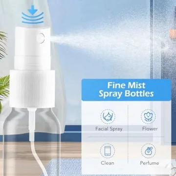 Zoizocp 2oz Mini Spray Bottles Set - Travel Essential