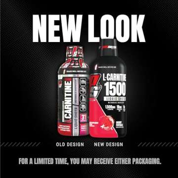 PROSUPPS L-Carnitine Stimulant Free Liquid Shots for Men & Women - Workout Drink for Performance & Muscle Recovery - Clean Energy, No Sugar, No Carbs (31 Servings, 1500 Cherry Popsicle)