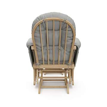 Storkcraft Premium Hoop Glider and Ottoman for Nurseries