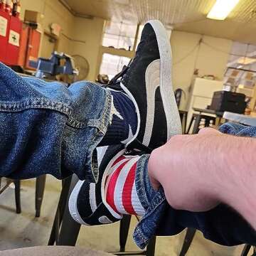 ZWW American Flag Socks For Men Or Women 4th July Middle Socks Star And Stripe Patriotic Freedom Day...