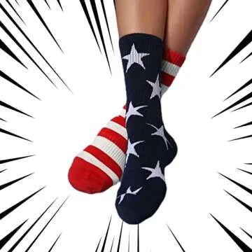 Stylish ZWW American Flag Socks for All Occasions