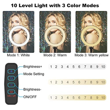 Affordable QIAYA Selfie Ring Light for Stunning Videos