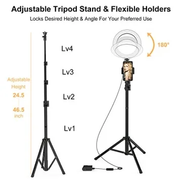 Affordable QIAYA Selfie Ring Light for Stunning Videos