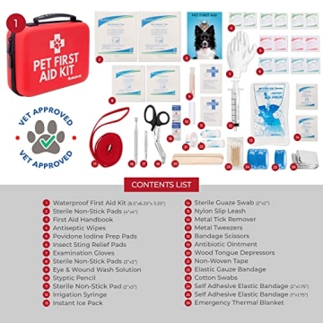 Vet Approved Dog First Aid Kit for Safety
