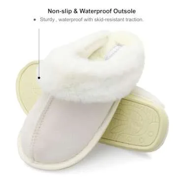 Warm Plush Faux Fur Slippers for Women Comfort